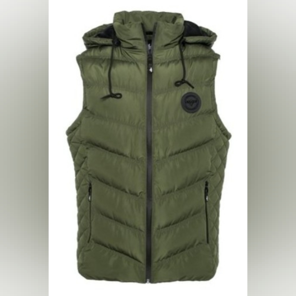 Men's Vest w/ Detachable Hoodie